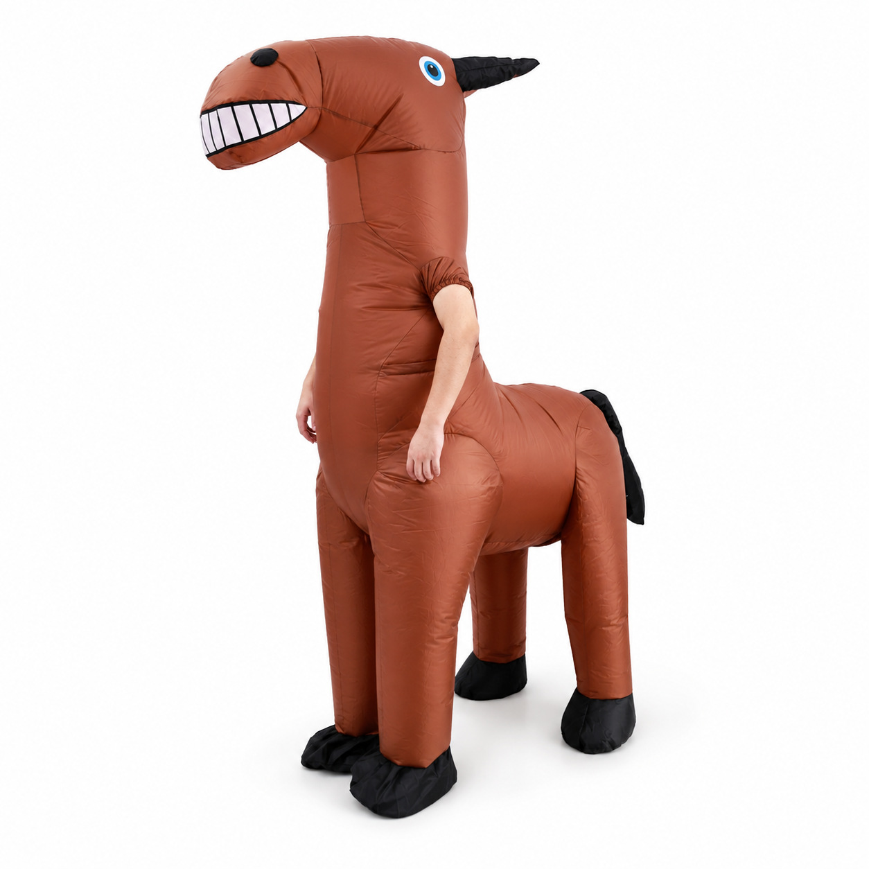 馬の形をしたインフレータブルコスチューム、漫画風の動物コスチ - Cosplay Prop のレビューと価格