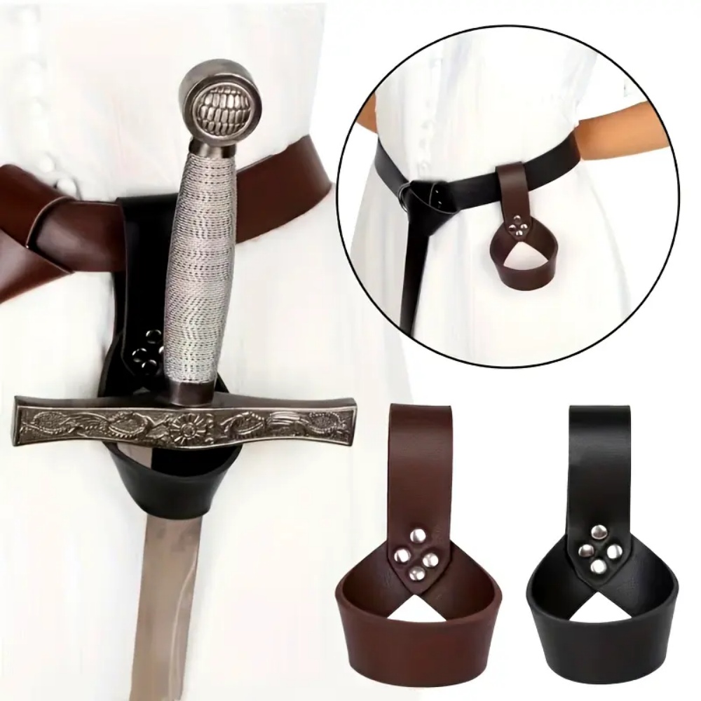 中世の騎士 バイキングの剣の鞘 PUレザー製の鞘 ラピアリン - Cosplay Prop Dagger のレビューと価格