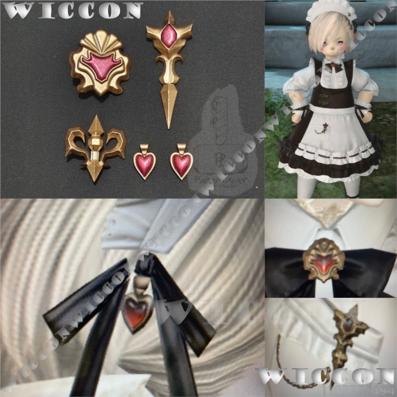 クラシックメイド制服アクセサリーセットゲーム FF xiv  - Cosplay Prop 3D Print Settings のレビューと価格
